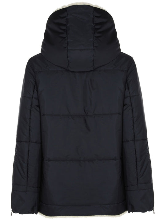 Gerecycleerde veganistische Shearling kogelvis  | Vegan Puffer Jackets