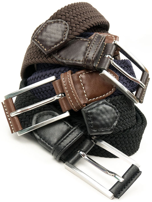 Geweven riem van 3,5 cm  | Veganistische herenriemen