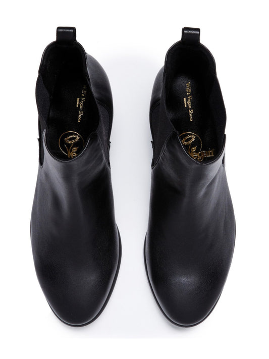 Almond Toe Chelsea Boots | Vegan Boots