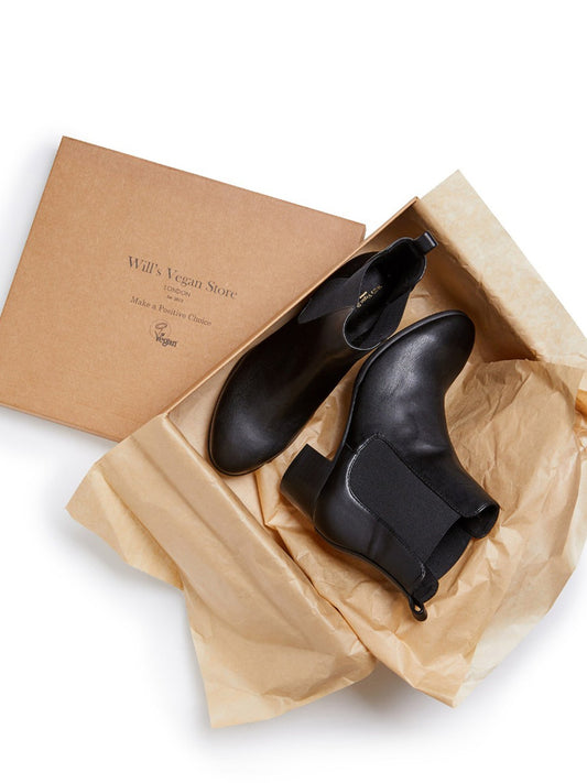 Almond Toe Chelsea Boots | Vegan Boots