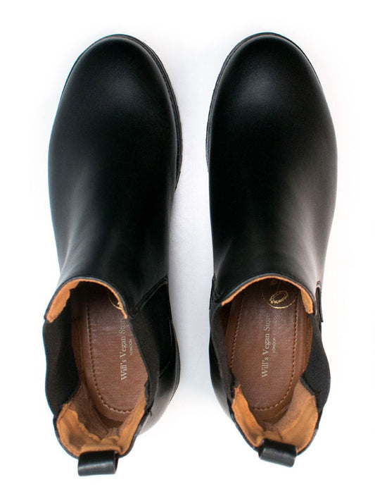 Wide Fit Luxe Deep Tread Chelsea Boots | Vegan Boots