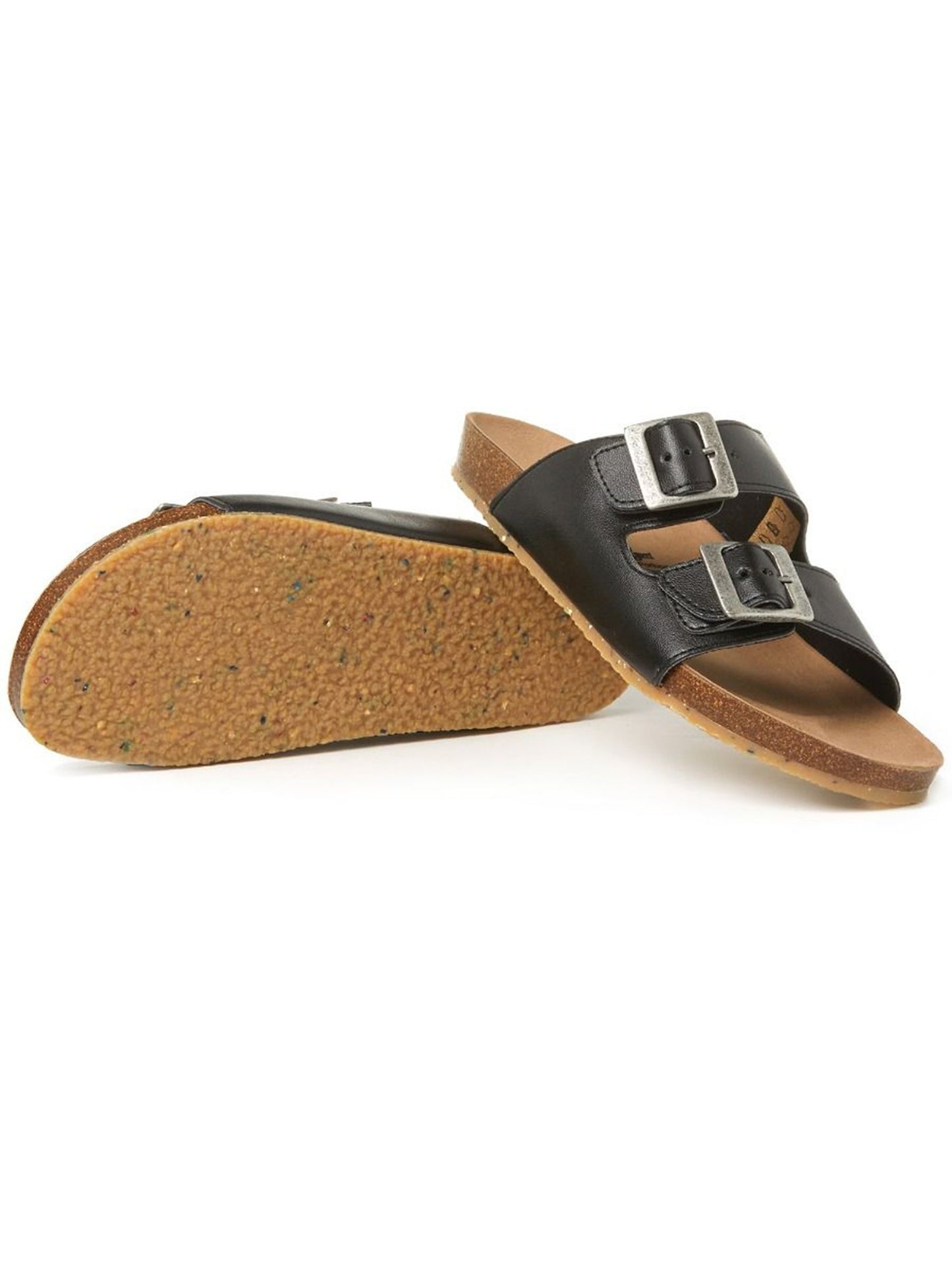 Vegan Women's Two Strap Footbed Sandals | Will's Vegan Store