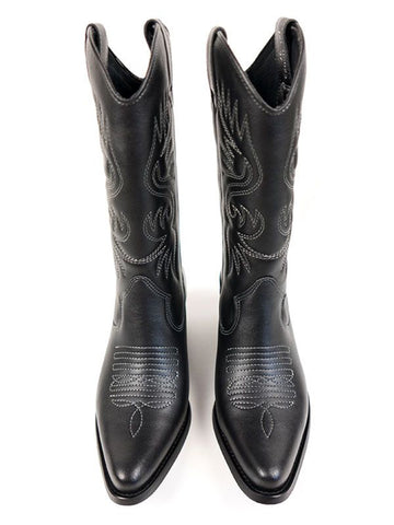 Western Boots Black 36 - Main Image