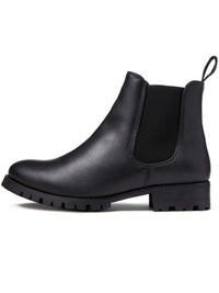Wide Fit Luxe Deep Tread Chelsea Boots
