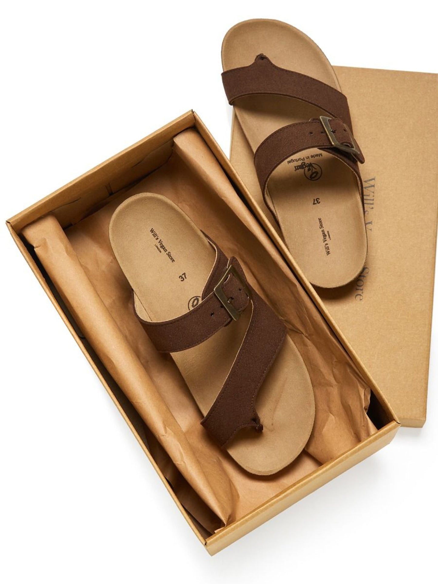 Vegan Women's Two Strap Toe Peg Sandals | Will's Vegan Store