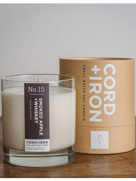 Cord and Iron Smoked Apple Whiskey Candle