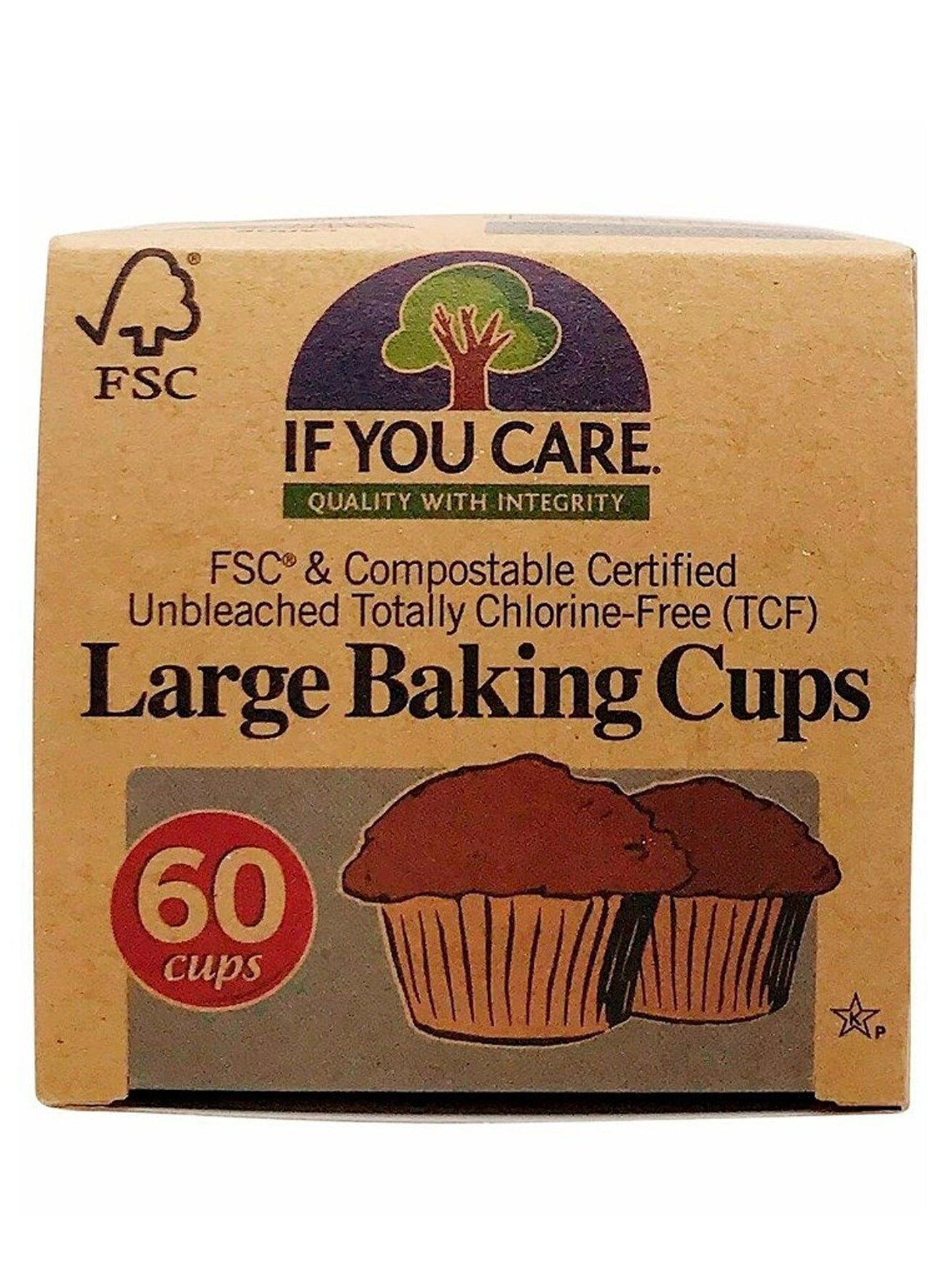 If You Care Baking Cups Large 60 Cups