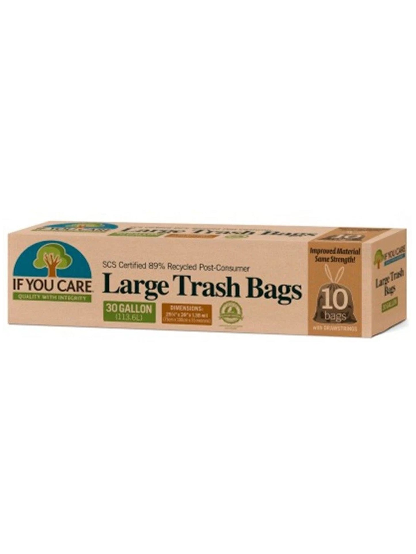 If You Care 89% Recycled 30L Trash Bags 10 Bags